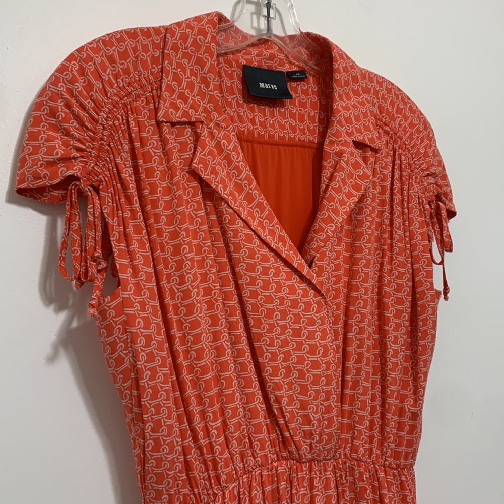 Anthropologie Maeve Coral Dress - Picture 7 of 7